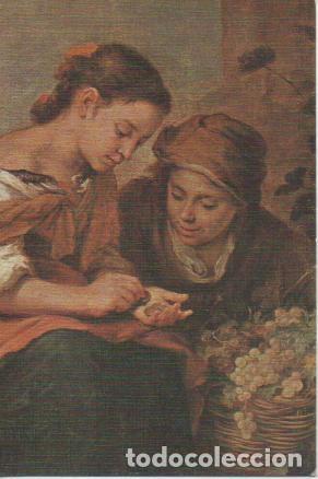 Postais: Postal E02594: Ni&ntilde;os contando dinero, B.E. Murillo, Antigua pinacotca, Munich - Varios
