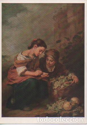 Postais: Postal E02593: Die Kleine Obsth&auml;ndlerin, B.E. Murillo, Alte Pinakothek, M&uuml;nchen - Varios