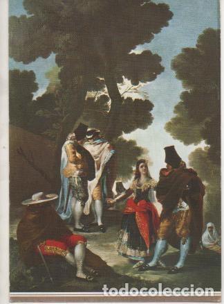 Postkarten: Postal E02635: La Maja y los Embozados, Francisco de Goya, Museo del Prado - Varios