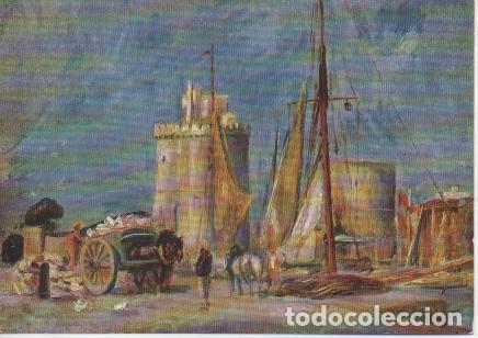 Postais: Postal E02526: Hafen von la Rochelle, Auguste Renoir, London Lefevre Gallery - Varios