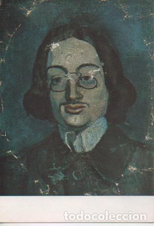 Cartoline: Postal E02640: Retrato Azul de Jaime Sabarte, Pablo Picasso, Museo Picasso, Barcelona - Varios