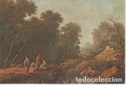Postales: Postal E02702: Paisaje, J. Pillement, Museo del Prado - Varios