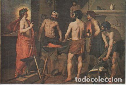 Postales: Postal E02707: La Fragua de Vulcano, Vel&aacute;zquez, Museo del Prado - Varios