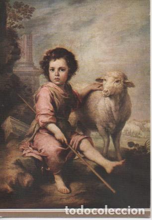 Postais: Postal E02725: El Buen Pastor, B.E. Murillo, Museo del Prado - Varios