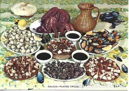 Postales: POSTAL A2063: Galicia. Platos tipicos - Foto 1
