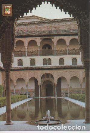 Postcards: Postal E03398: Patio de los Arraayanes desde la Sala de la Barca-Alhambra, Granada - Varios