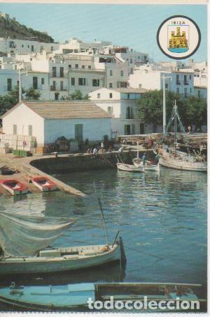 Cartoline: Postal E03433: Detalle marinero del puerto y ciudad, Ibiza - Varios