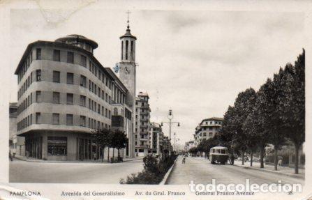 Postcards: POSTAL PV01194: Avenida Generalisimo en Pamplona - NULL