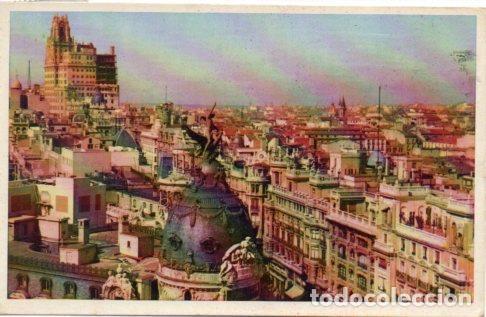 Postkarten: POSTAL PV01223: Vista de los tejados de Madrid - NULL