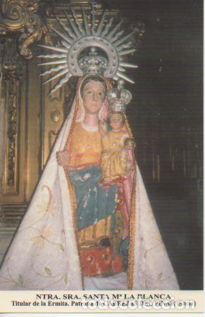 Cartoline: Postal E03189: Ntra.Sra. Santa M&ordf; la Blanca.Titular de la Ermita. Patrona de Cabrejas del Pinar, Sor