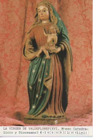Postais: Postal E03179: La Virgen de Valdeflores VI. Museo Catedralicio y Diocesano) Mondo&ntilde;edo, Lugo - Varios
