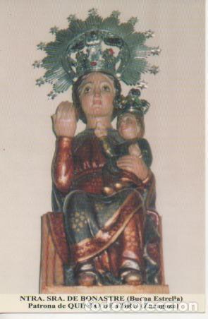 Cartoline: Postal E03163: Ntra. Sra.. De Bonastre (Buena Estrella) Patrona de Quinto de Ebro, Zaragoza - M&ordf; L.