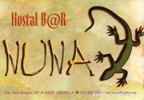 Postcards: POSTAL PV01401: Publicidad Hostal bar Nuna en Girona