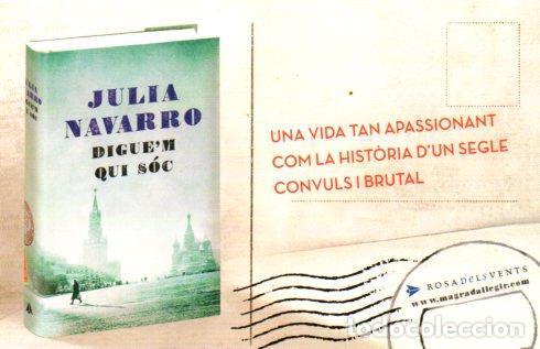 Cartoline: POSTAL PV01375: Publicidad Digue'm qui soc por Julia Navarro - NULL