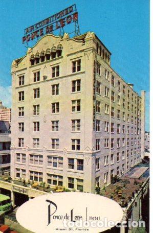 Postales: POSTAL PV01262: Ponce de Leon hotel en Miami - Foto 1