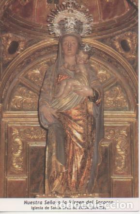 Postais: Postal E03240: Nuestra Se&ntilde;ora la Virgen del Socorro. Iglesia de Santa Cruz de &Eacute;cija, Sevilla - Vario