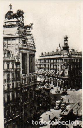 Postkarten: POSTAL PV01257: Madrid vista aerea calle Alcala - NULL