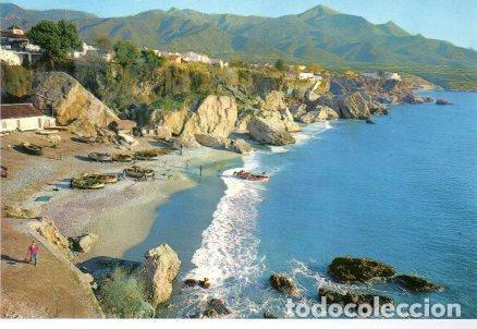 Postales: POSTAL PV00574: Playa de Calahonda en Nerja - Foto 1
