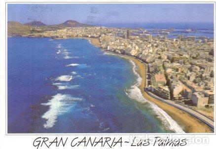 Cartoline: POSTAL PV00636: Vista aerea playa de Las Canteras en Las Palmas - NULL