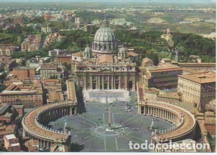 Postcards: Postal E05378: Piaza S. Pietro-Veduta aerea, Roma - Varios