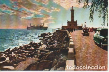 Cartes Postales: Postal E05228: Atardecer en el Rompeolas, Barcelona - Varios