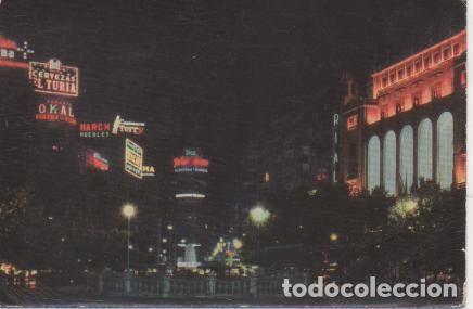 Postais: Postal E05290: Plaza del Castillo. Nocturno, Valencia - Varios