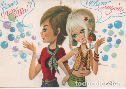 Cartoline: Postal E05602: Postal romantica de Alain - Varios