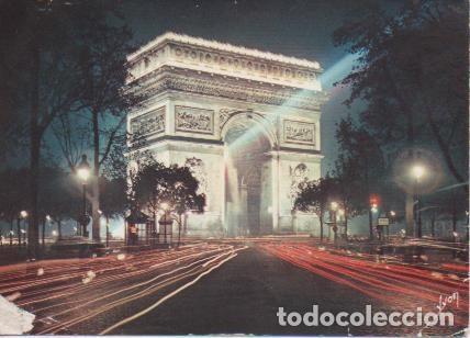 Cartoline: Postal E05434: Paris en Fl&acirc;nant. Larc de Tromphe illumin&eacute; - Varios