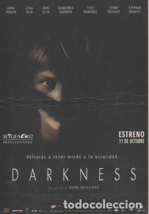 Postales: Postal E05483: Postal pel&iacute;cula Darkness Sitges 2002 - Varios - Foto 1