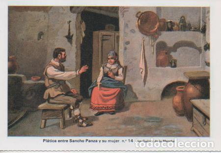 Postales: Postal E07480: Las Mas Bellas Tarjetas Postales Siglo XIX y XX. Don Quijote de la Mancha, n&ordm; 14 Pl&aacute;
