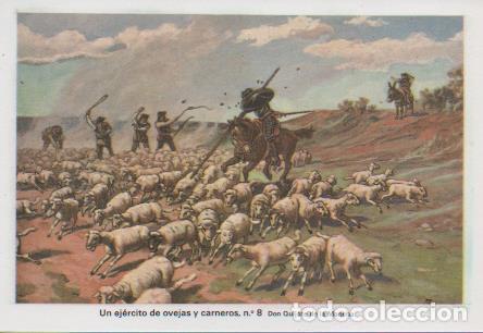 Postales: Postal E07487: Las Mas Bellas Tarjetas Postales Siglo XIX y XX. Don quijote de la Mancha, n&ordm; 8 Un e