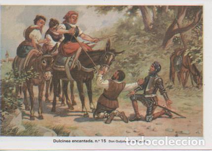 Postales: Postal E07477: Las Mas Bellas Tarjetas Postales Siglo XIX y XX. Don Quijote de la Mancha, n&ordm; 15 Dul