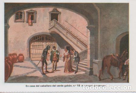 Postales: Postal E07498: Las Mas Bellas Tarjetas Postales Siglo XIX y XX. Don Quijote de la Mancha, n&ordm; 18 En