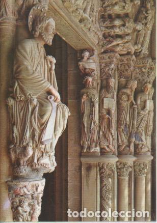 Postales: Postal E04971: Detalle P&oacute;rtico de laGloria Catedral de Santiago de Compostela - Varios