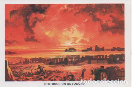 Postales: Postal E07421: Las Mas Bellas Tarjetas Postales Siglo XIX y XX. L&ccedil;a Sagrada Biblia. Destrucci&oacute;n de