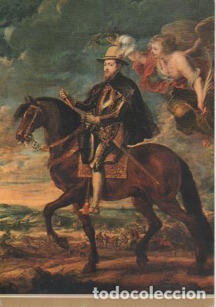 Postales: Postal E04876: Felipe II a Caballo. Rubens, Museo del Prado - Varios
