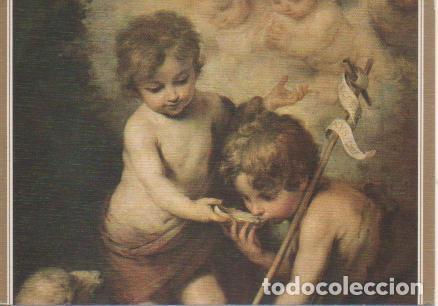 Postales: Postal E04863: Los Ni&ntilde;os de la Concha. Detalle. Murillo, Museo del Prado - Varios