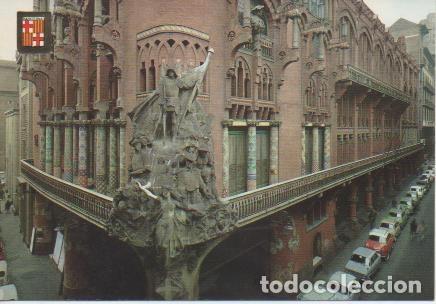 Cartoline: Postal E05036: Palacio de la M&uacute;sica Catalana, BARCELONA - Varios