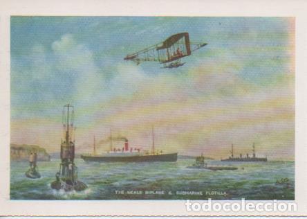 Postales: Postal E07251: Las Mas Bellas Tarjetas Postales Siglo XIX y XX, Biplano sobre el Mar - Varios