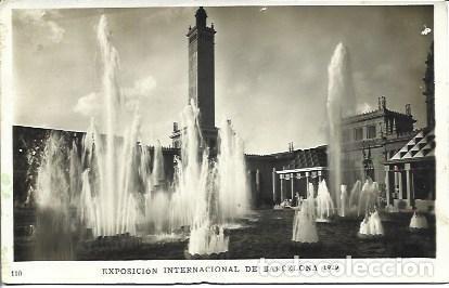 Postales: POSTAL A2631: Juegos de Agua en la Plaza del Universo. Exposicion Universal de Barcelona - NULL