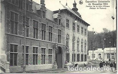 Postales: POSTAL A2689: Pabellon de Anvers en Bruselas - Foto 1