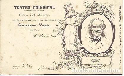 Postales: POSTAL A2706: Teatro Principal. Giussepe Verdi - NULL