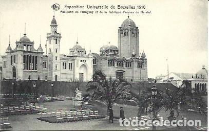 Postais: POSTAL A2690: Pabellones de Uruguay y Herstal. Bruselas - NULL