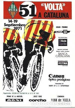 Postais: POSTAL A2434: 51 Volta Ciclista a Catalunya 1971