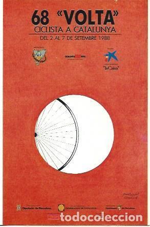Postkarten: POSTAL A2451: Cartel 68 Volta Ciclista a Catalunya 1988