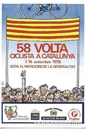Postkarten: POSTAL A2441: Volta a Catalunya 1978 con el patrocinio de la Generalitat