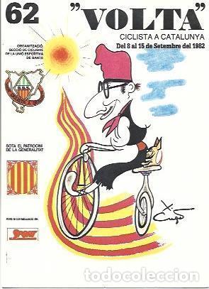 Cartoline: POSTAL A2445: Cartel de Xavier Cugat para Volta Ciclista 1982