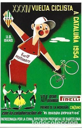 Postales: POSTAL A2417: Vuelta Ciclista a Catalunya 1954 - NULL