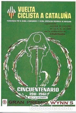 Postales: POSTAL A2424: Cincuentenario Vuelta Ciclista a Catalu&ntilde;a 1961 - NULL
