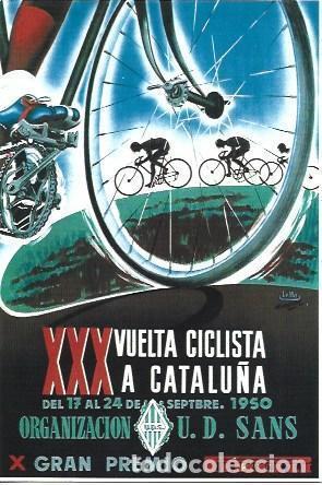 Postales: POSTAL A2413: XXX Vuelta ciclista a Catalu&ntilde;a 1950 - NULL